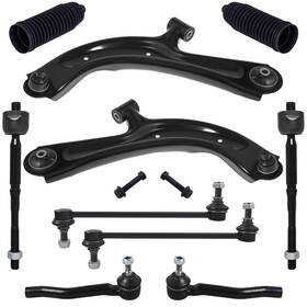 Nv200 Tucarest 10pcs 13-19 10pc Suspension Kit Fit For 2013-19 Ni-ssan Sentra 1.8l 13-20