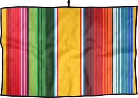 Oujkuyp4-159660939 Tzt Mexican Colorful Sarape Soft And Cool Golf Towel Sports One Size Blck