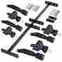 U-gsb-04-001-0002 Reasejoy Universal Golf Cart Retractable 4 Seat Belt Kit W Mounting Bracket Set Club Car 637509434472