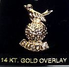 Unbranded Wholesale Lot Of Six Dozen 14k Gold Overlay Golf Birdie Pins 716869861262