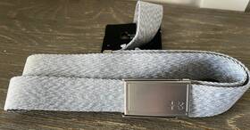 1369820 Under Armour Reversible Gray White Webbing Golf Belt Osfm Women S New