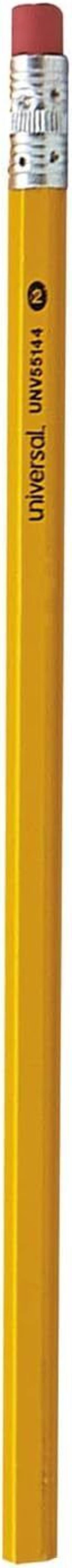 Unv55144 Universal Hb #2 Woodcase Pencil - Yellow Barrel 144/pack