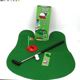Usa-viralfinds 313020623679 Mini Toilet Golf Toy Set Time Game Training Accessory Gift
