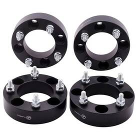 21083-384 Vlauto Black Forged 4x4 Wheel Spacers 1.5 Inch With M12x1.25 Studs Inch-pack Of 4