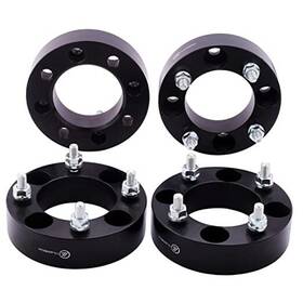 At401-384 Vlauto Black Forged 4x4 Golf Cart Wheel Spacers 1.5 Inch With - Pack Of 4