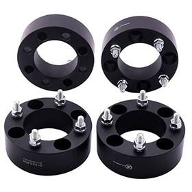 At401-504 Vlauto Black Forged 4x4 Golf Cart Wheel Spacers 2 Inch With 1/2 - Pack Of 4