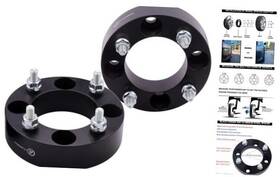 At414-382 Vlauto Black Forged 4x4 Wheel Spacers 1.5 Inch With M12x1.25 Studs Compatible At414-382 Vlauto Black Forged 4x4 Wheel Spacers 1.5 Inch With M12x1.25 Studs Compatible