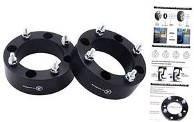At414-502 Vlauto Black Forged 4x4 Wheel Spacers 2 Inch With M12x1.25 Studs Inch-pack Of At414-502 Vlauto Black Forged 4x4 Wheel Spacers 2 Inch With M12x1.25 Studs Inch-pack Of