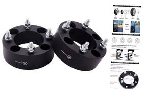 At415-502 Vlauto Black Forged 4x4 To 4x110 Wheel Adapters 2 Inch With M12x1.25 Studs