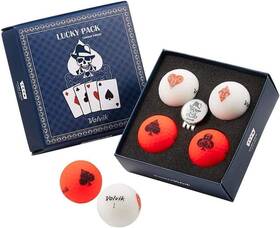 Volvik 818615025949 Vivid Lucky Pack White/red Special Packs