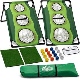 Vulcano Sports 691201819319 Par 1 Backyard Golf Cornhole Game Gifts For Men Accessories
