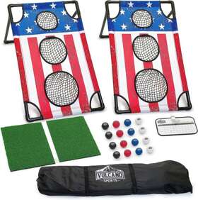 Vulcano Sports 850020717347 Par 1 Backyard Golf Cornhole Game Gifts For Men America