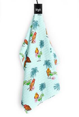 Waggle 810137116686 New 20x20 Pargarita Magnetic Microfiber Golf Towel
