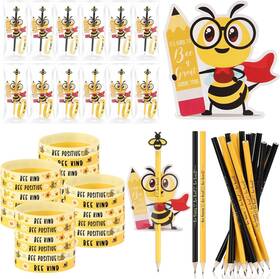 Yoa-weekgrat-0601 Weekgrat 36 Sets Bee Themed Back To School Gifts For Students Yellow White Black