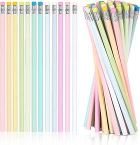 W12461 Whaline 48pcs Pastel Color Pencils With 1 Count Pack Of 48