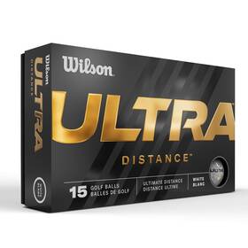 Wilson 097512703796 23ft Ultra Straight Golf Balls - 15 Pack White