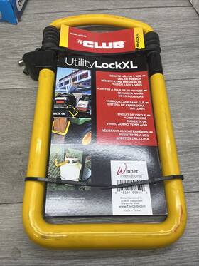 Utl800 Winner International The Club Xl Magnum Large Utility Lock # 14 Inch Long W/ 4-keys New