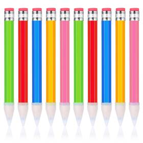 3pzzw45b Wllhyf 645370 1 10 Pcs Wooden Jumbo Pencils For Prop Count Pack Of Multicolor