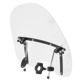 19ftftx17 Wofeili Llc Mo-4793 Universal Motorcycle Windscreen Inch Compatible With Honda Harley