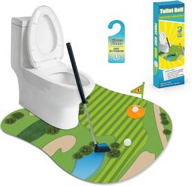 Wondrus 445002918992 Funny Mini Golf Gag Gifts For Men Golfer Toilet Bathroom Game Adults