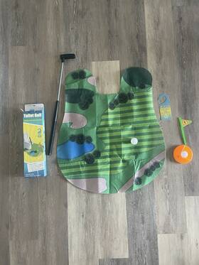 Wdbx3001 Wondrus Toilet Golf Game Mini Turn Your Time Into Tee