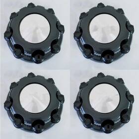 Wubingh 716597342354 4 Pcs Gloss Black Silver For 2000-08 Chevy 2500 Truck Van 16 Inch 8 Lugs Wh