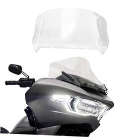 12-road-win-clear Xitqiooo 12 Inch Windscreen Windshield Compatible With Harley Road Glide Cvo/se Fltrxse