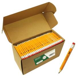 Yethan 8004-600 600pcs Golf Pencils With Eraser 1 Count Pack Of 600 Black