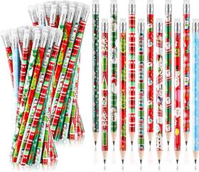 Pencils-92 Yexiya Christmas Pencils Bulk For Kids Colorful Winter Wood 1 Count Pack Of 192