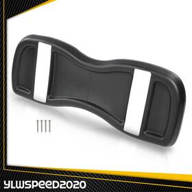V-03scb6409abk Ylwspeed20 New Front Seat Back Cap Cover Black Fit For 2007-16 Yamaha G29 Drive Golf Cart