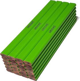 Zaktmark 195893427505 Carpenter Pencils Pack Of 24 Bright Neon 1 Count Green