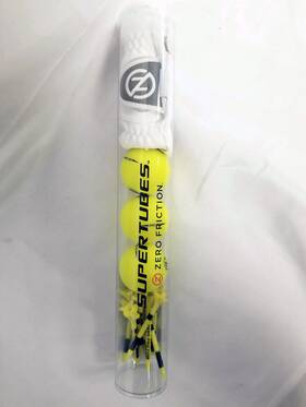 Gb70010 Zero Friction Supertube Ladies Neon Yellow 1 Glove 3 Balls 10 Tees New