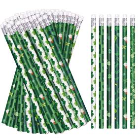 Zhirlyn 738226194448 St. Patricks Day Pencils Green Pencil Holiday For St