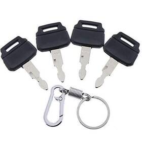 2420wl2420 Zt Truck Parts 191813958272 4x Heavy Equipment Ignition Keys #k250 With Key Chain Compatible
