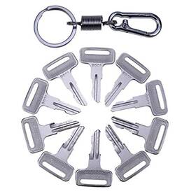 2860030 Zt Truck Parts 10x Ignition Keys With Key Chain #9901 For Jlg Manlift And Scissors