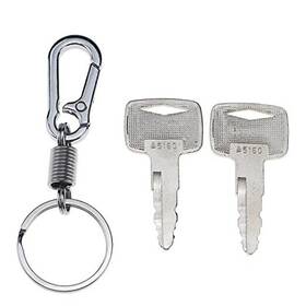 91a07-01910 Zt Truck Parts 2x Ignition Keys #a5160 With Key Chain Compatible Mitsubishi