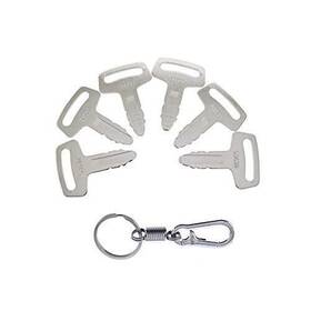 Rc101-53630 Zt Truck Parts Ztuoauma 6x Ignition Keys With Key Chain For Kubota K008 K008-3