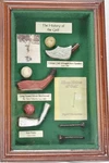 Shadow Box - Golfing History Clubs Balls Pictures Vintage Wall Decor. Fixed Price $50.59.