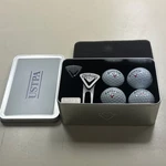 Callaway Ustpa Golf Collectors Gift Tin Set W/ 4 White Balls. Fixed Price $39.99.