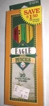 Eagle No 2 Hb Fancy Wooden Pencils Partial Box Of 13 Multicolored 1997 Unsharp. Fixed Price $14.99.