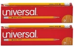 Hb (#2), Woodcase Pencil Black Lead/yellow Barrel (2-DOZEN) Universal UNV55400. Fixed Price $8.49.