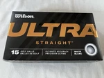 Nib Wilson 15 Pack Ultra Straight White Long Distance Golf Balls. Fixed Price $19.99.