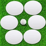 6 Pcs Golf Putting Target Hole Cup Bulk Goal Circles Disk Green Acc.... Fixed Price $18.08.