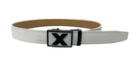 Nexbelt Mens White W/ Fast Eddie Factor Buckle Golf Ratcheting Leather. Fixed Price $39.99.