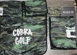 Cobra Snake Skin Microfiber Golf Towel Green Camo Tour Club 39X14 Nwt. Fixed Price $22.99.
