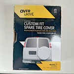 Overdrive Custom Fit Spare Tire Cover 30-30.75 Snow White Vinyl 75160 Model. Fixed Price $12.98.