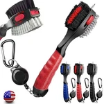 2 Sided Golf Club Brush Cleaner Retractable Groove Cleaning Tool Kits With Spike. Fixed Price $9.74.