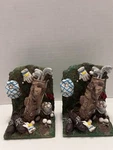 Bookends Golfing Bag & Clubs Hat Shoes Balls Heavy Resin Gift. Fixed Price $15.99.