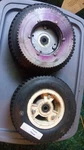 Vintage Go Kart Azusa Early Raised Lip Mini Bike Wheels Tires New. Fixed Price $166.60.