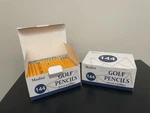 Madisi Golf #2 Hb Half Pencils, 3.5" Wood Mini Pre-sharpened, Approx 144 Count. Fixed Price $14.00.